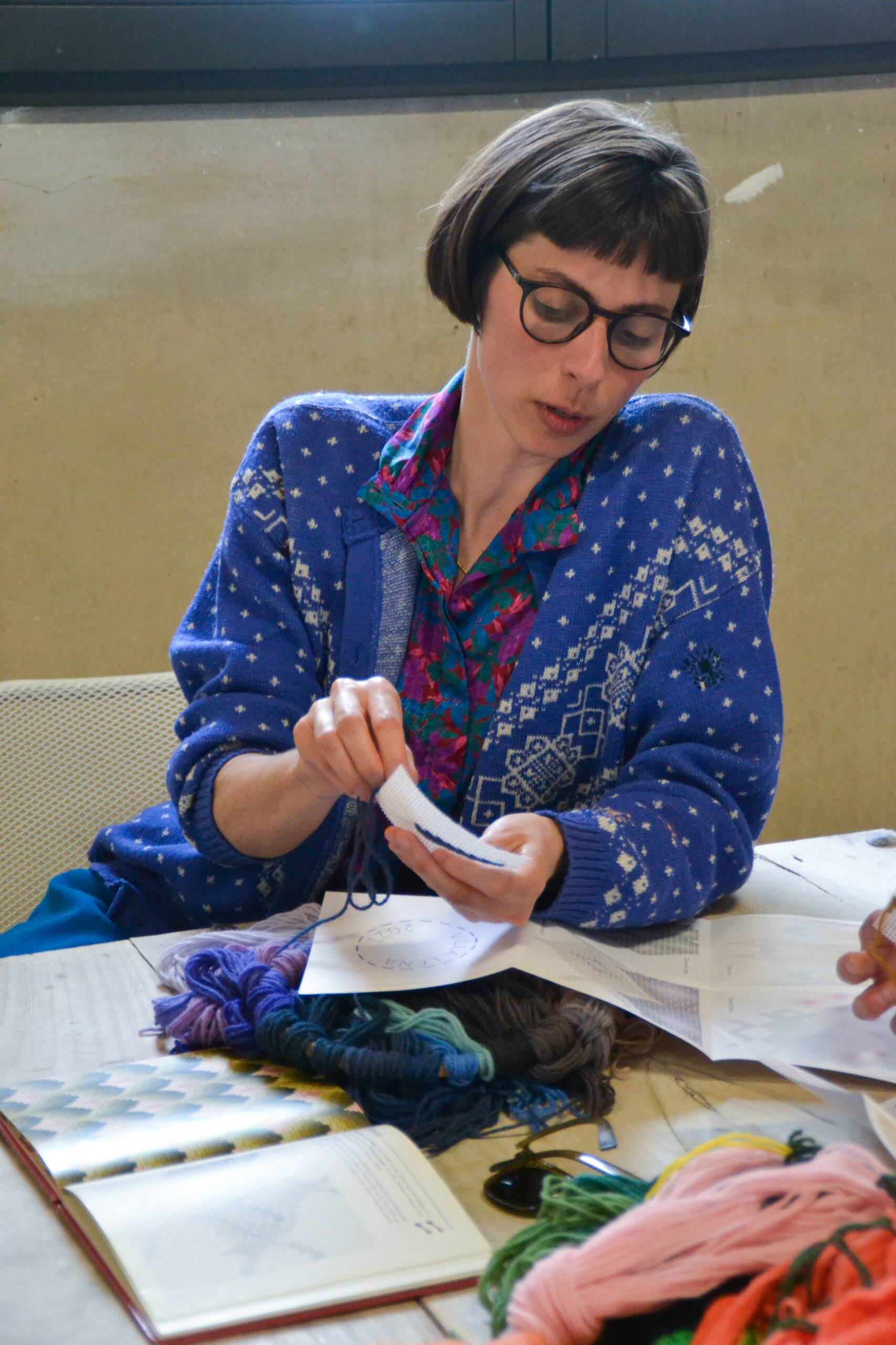 Villa Lena workshops, Series of 12 embroidery workshops held at Villa Lena as part of the Villa Lena Artist Residency, Tuscany Italy, 2022